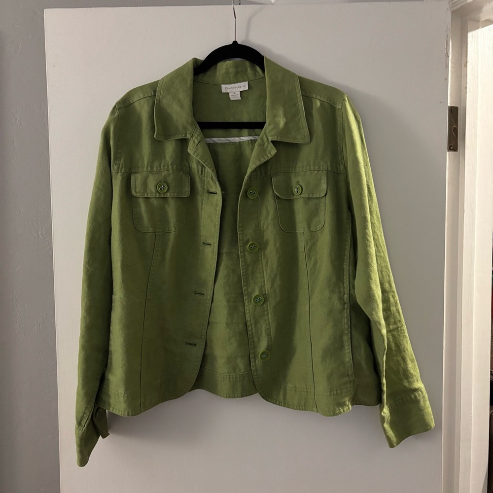 Charter Club Olive Utility Jacket